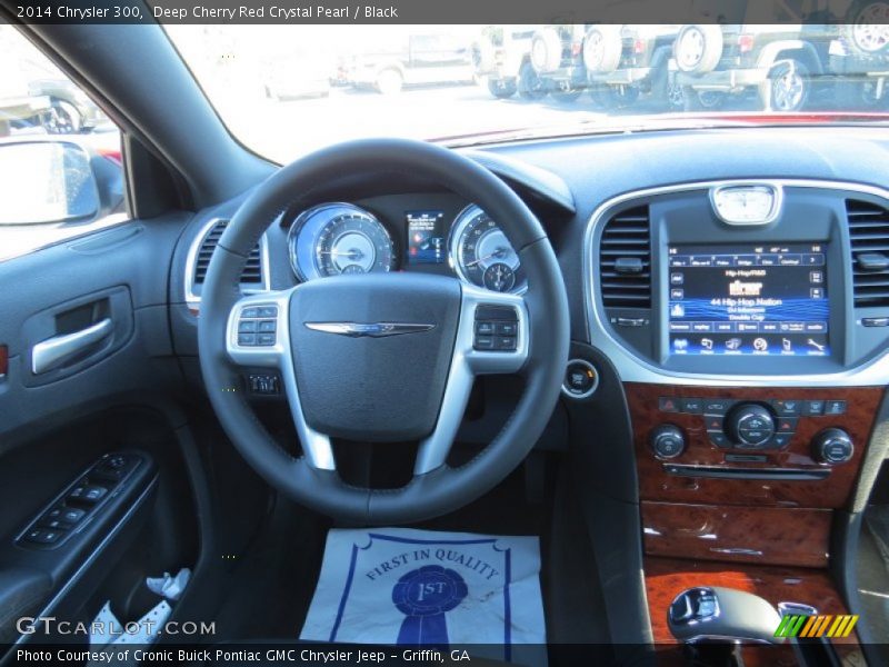 Deep Cherry Red Crystal Pearl / Black 2014 Chrysler 300