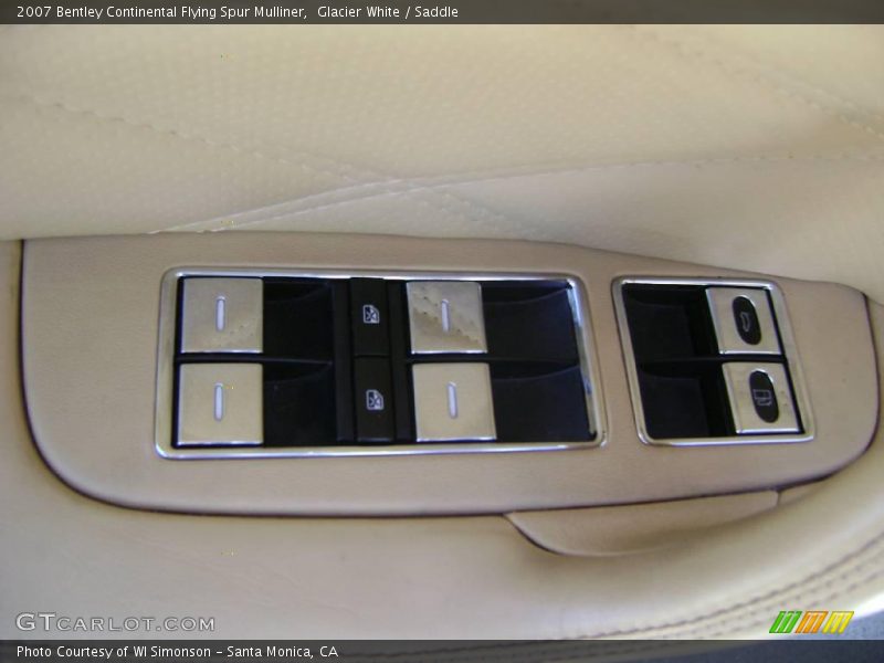 Glacier White / Saddle 2007 Bentley Continental Flying Spur Mulliner