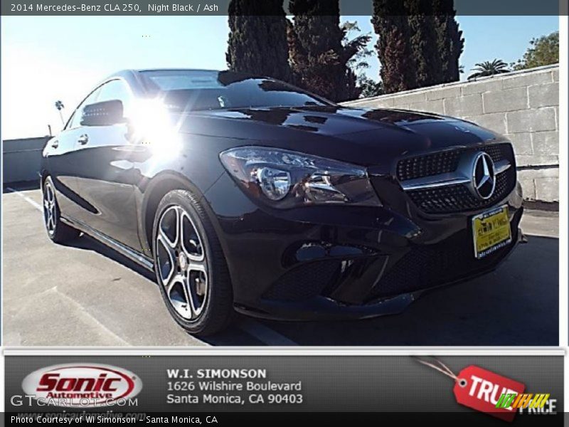 Night Black / Ash 2014 Mercedes-Benz CLA 250