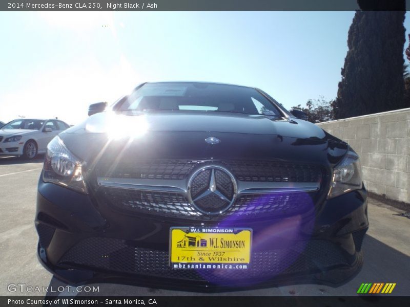 Night Black / Ash 2014 Mercedes-Benz CLA 250