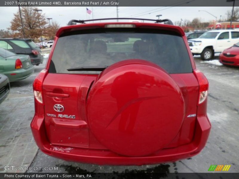 Barcelona Red Pearl / Ash Gray 2007 Toyota RAV4 Limited 4WD