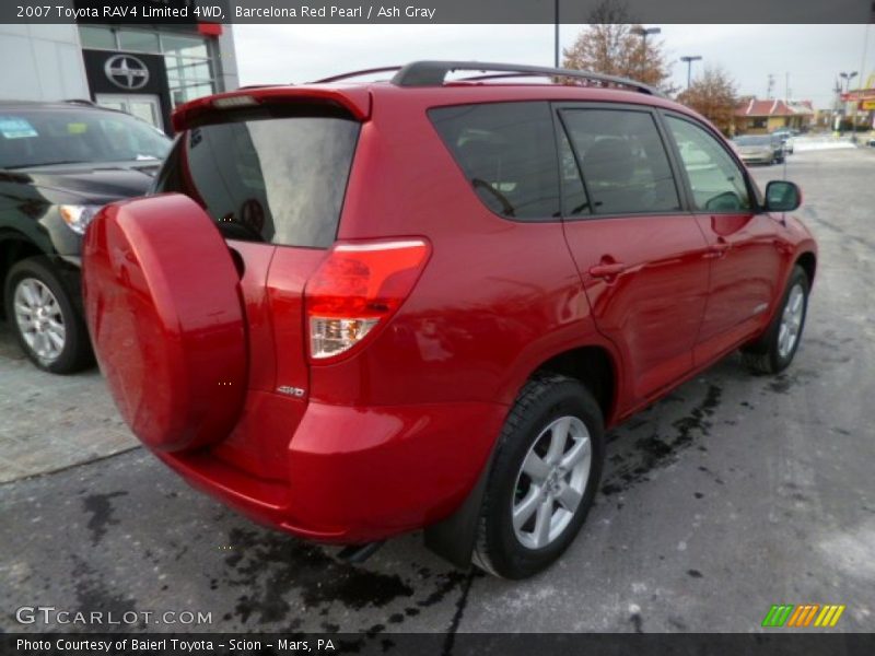 Barcelona Red Pearl / Ash Gray 2007 Toyota RAV4 Limited 4WD