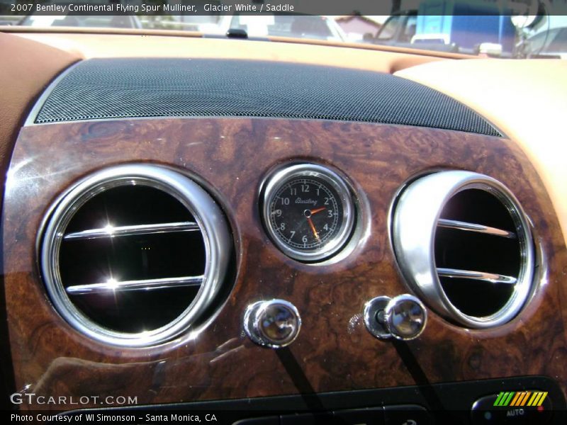 Glacier White / Saddle 2007 Bentley Continental Flying Spur Mulliner