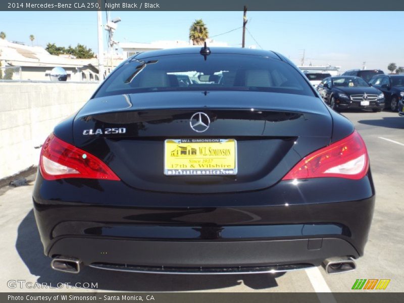 Night Black / Black 2014 Mercedes-Benz CLA 250