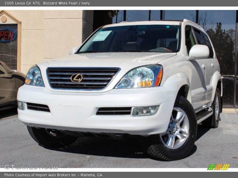 Blizzard White Pearl / Ivory 2005 Lexus GX 470