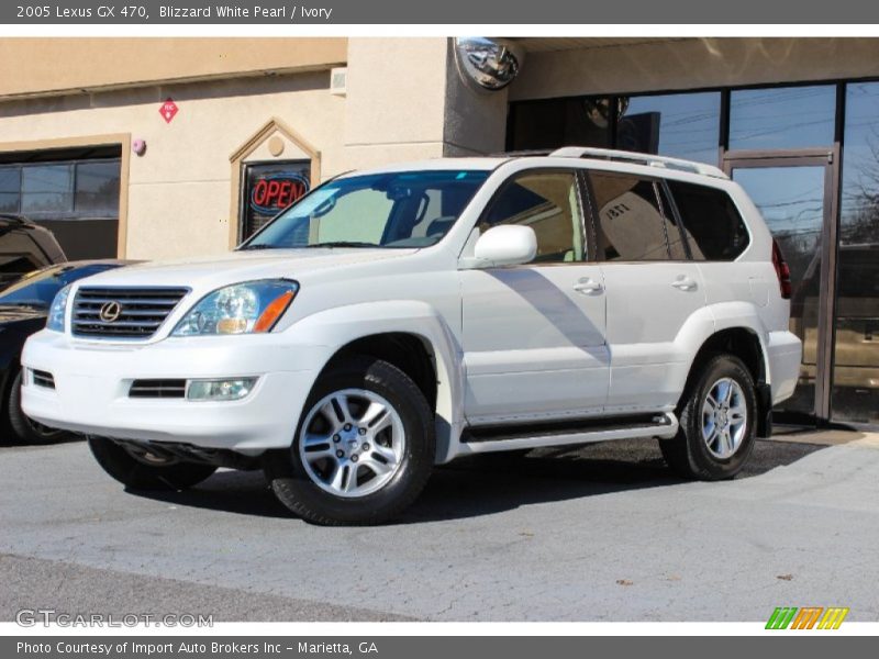 Blizzard White Pearl / Ivory 2005 Lexus GX 470