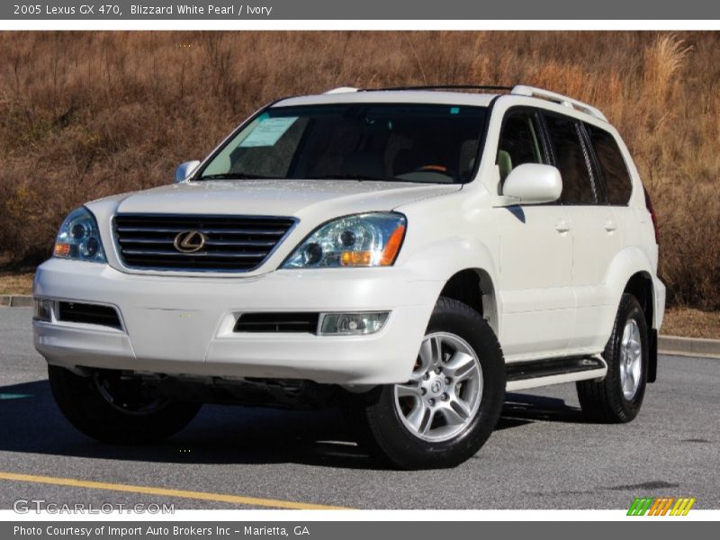 Blizzard White Pearl / Ivory 2005 Lexus GX 470