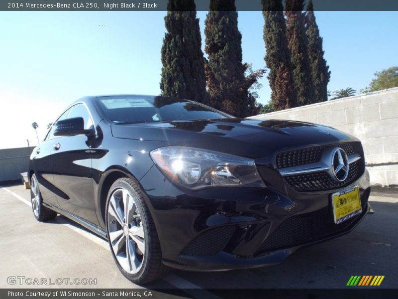 Night Black / Black 2014 Mercedes-Benz CLA 250