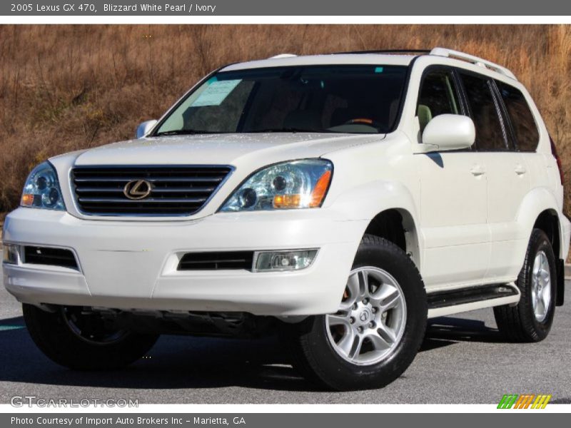 Blizzard White Pearl / Ivory 2005 Lexus GX 470