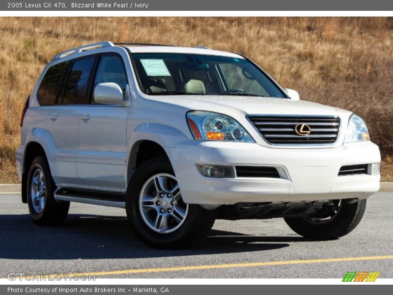 Blizzard White Pearl / Ivory 2005 Lexus GX 470