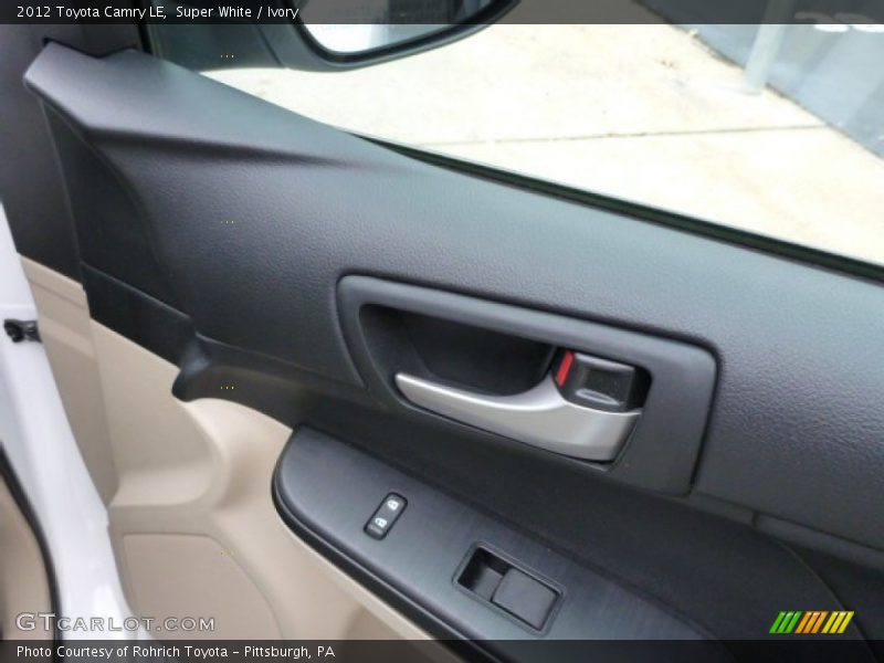 Super White / Ivory 2012 Toyota Camry LE