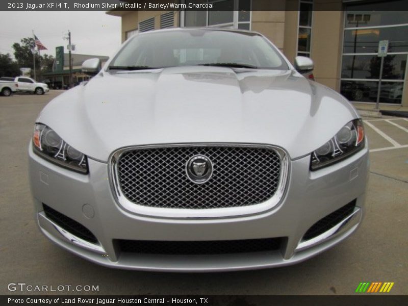 Rhodium Silver Metallic / Barley/Warm Charcoal 2013 Jaguar XF I4 T