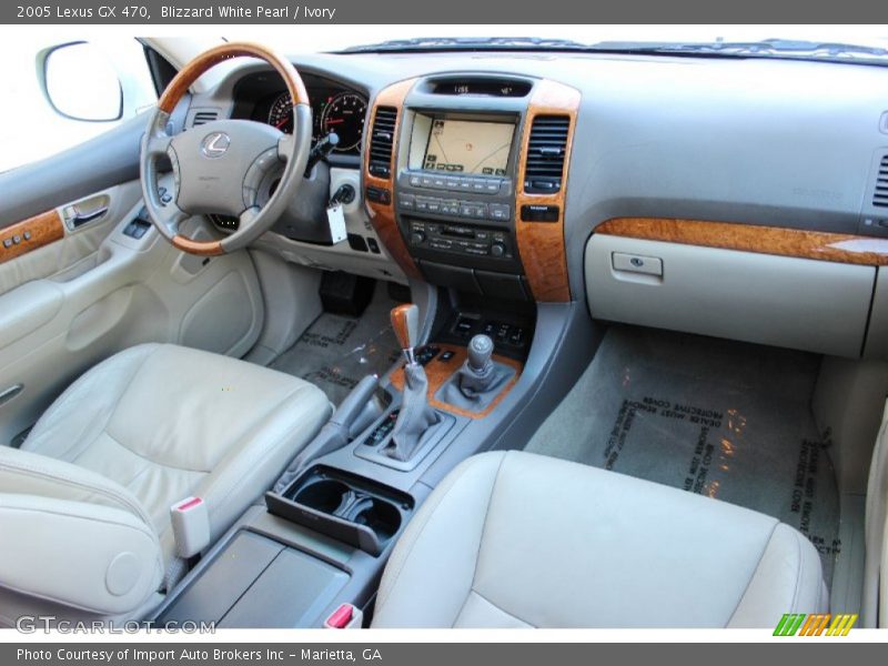 Blizzard White Pearl / Ivory 2005 Lexus GX 470