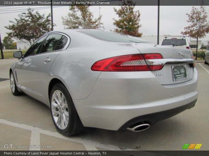 Rhodium Silver Metallic / Barley/Warm Charcoal 2013 Jaguar XF I4 T