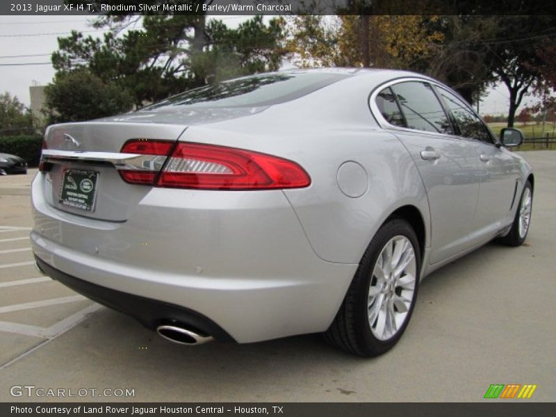 Rhodium Silver Metallic / Barley/Warm Charcoal 2013 Jaguar XF I4 T