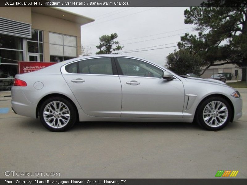 Rhodium Silver Metallic / Barley/Warm Charcoal 2013 Jaguar XF I4 T