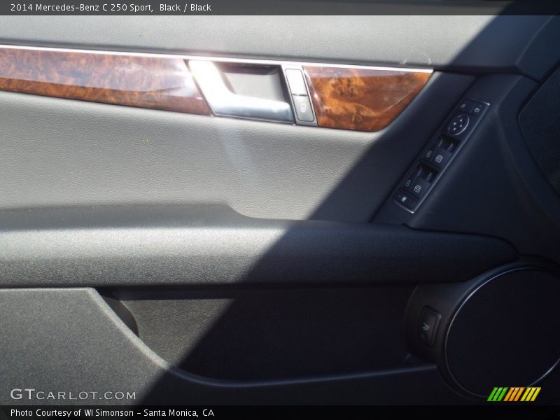Black / Black 2014 Mercedes-Benz C 250 Sport