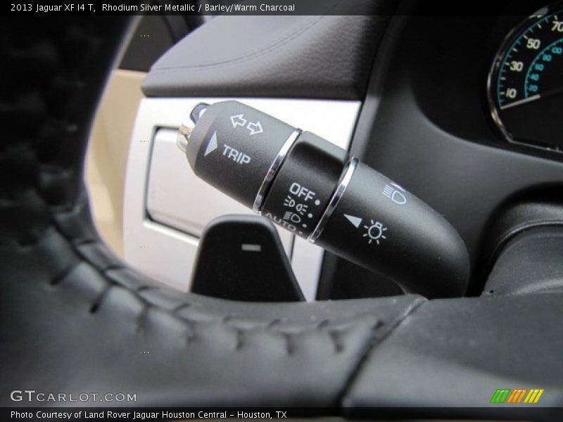 Rhodium Silver Metallic / Barley/Warm Charcoal 2013 Jaguar XF I4 T