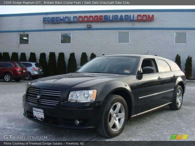 Brilliant Black Crystal Pearl / Dark Slate Gray/Light Slate Gray 2008 Dodge Magnum SXT