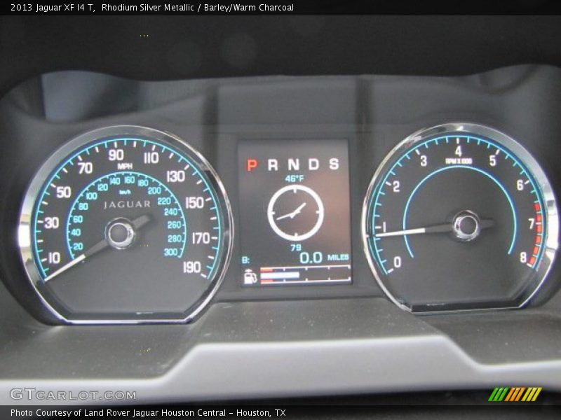 Rhodium Silver Metallic / Barley/Warm Charcoal 2013 Jaguar XF I4 T