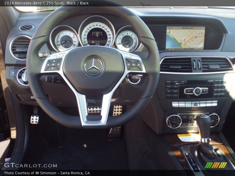 Black / Black 2014 Mercedes-Benz C 250 Sport