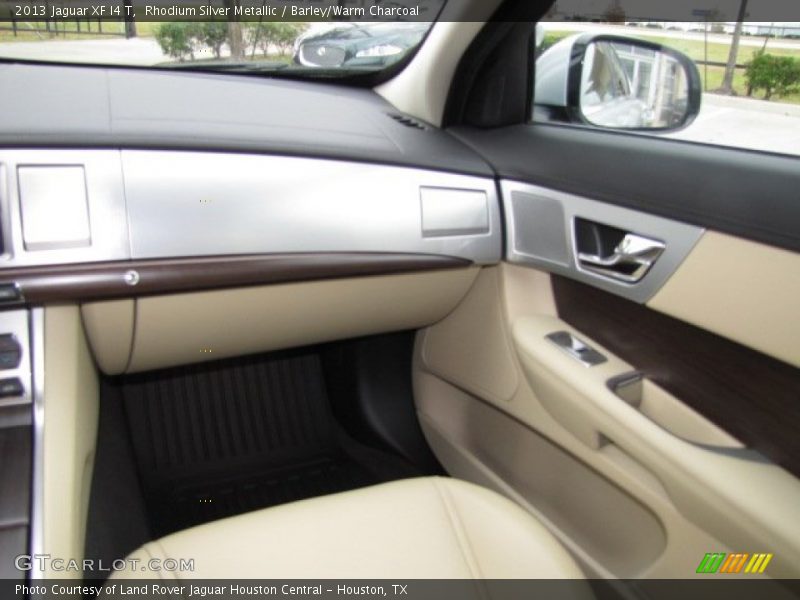 Rhodium Silver Metallic / Barley/Warm Charcoal 2013 Jaguar XF I4 T