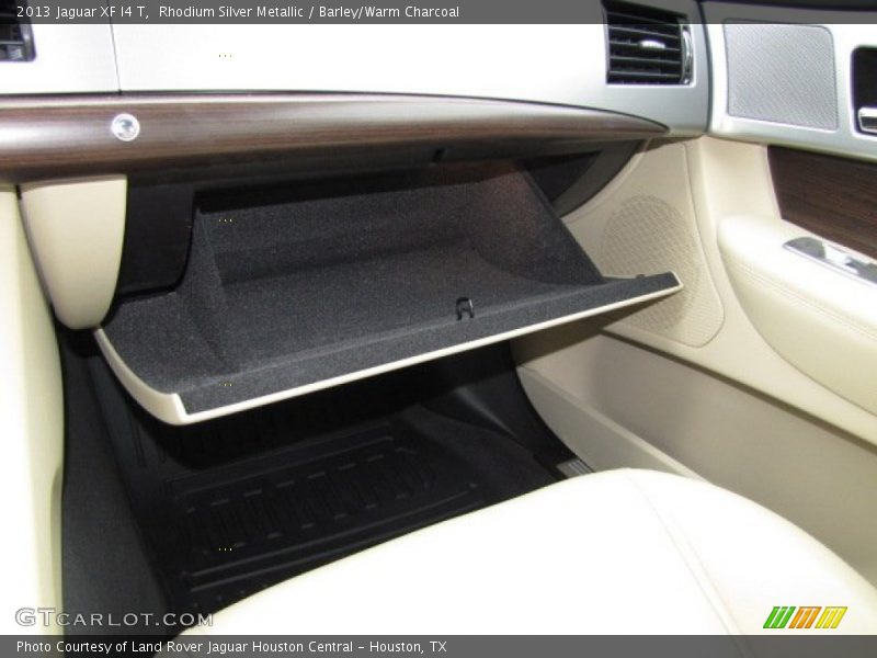 Rhodium Silver Metallic / Barley/Warm Charcoal 2013 Jaguar XF I4 T