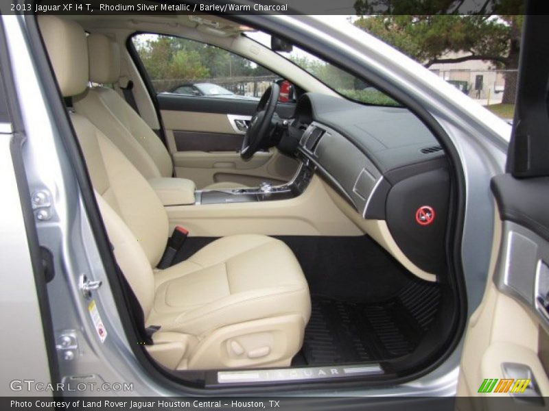 Rhodium Silver Metallic / Barley/Warm Charcoal 2013 Jaguar XF I4 T