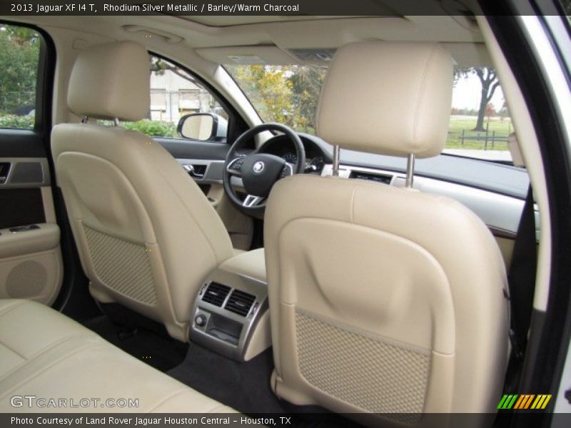 Rhodium Silver Metallic / Barley/Warm Charcoal 2013 Jaguar XF I4 T