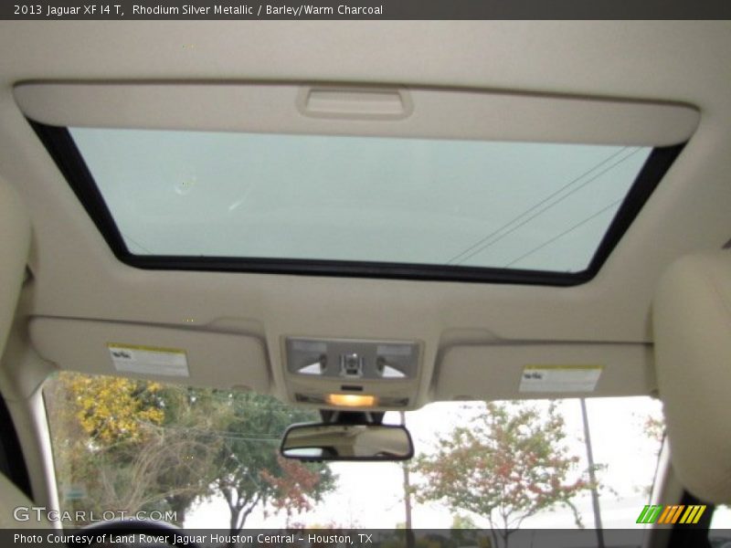 Rhodium Silver Metallic / Barley/Warm Charcoal 2013 Jaguar XF I4 T