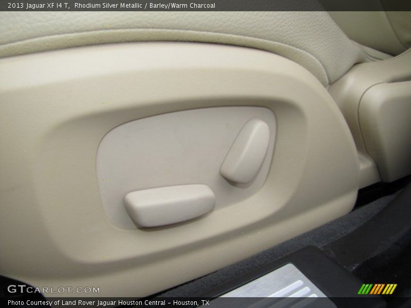Rhodium Silver Metallic / Barley/Warm Charcoal 2013 Jaguar XF I4 T