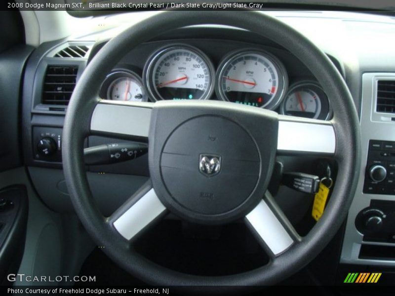 Brilliant Black Crystal Pearl / Dark Slate Gray/Light Slate Gray 2008 Dodge Magnum SXT