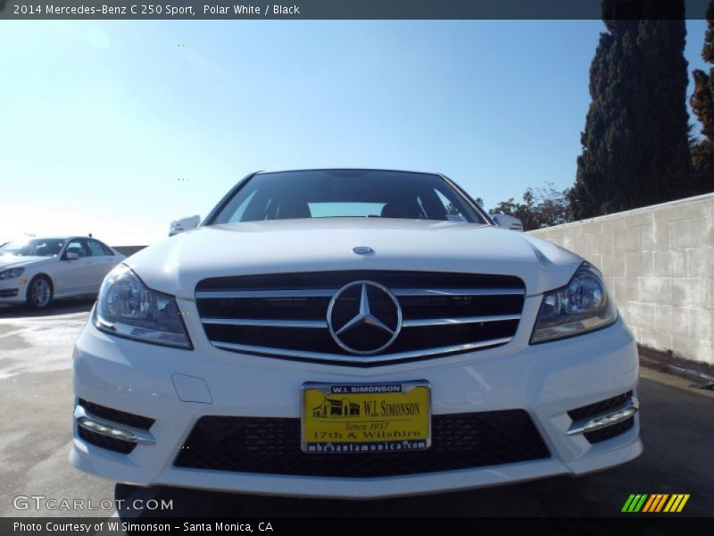 Polar White / Black 2014 Mercedes-Benz C 250 Sport