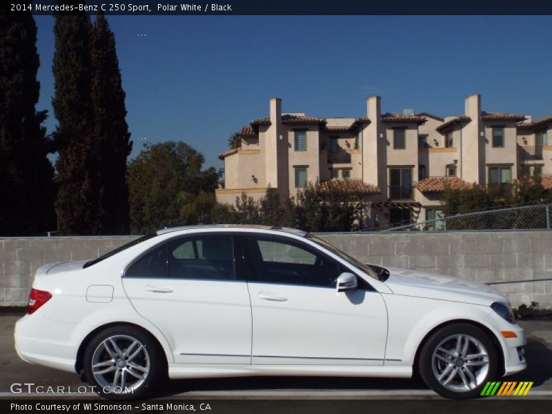 Polar White / Black 2014 Mercedes-Benz C 250 Sport