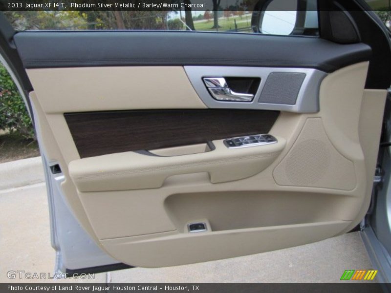 Rhodium Silver Metallic / Barley/Warm Charcoal 2013 Jaguar XF I4 T