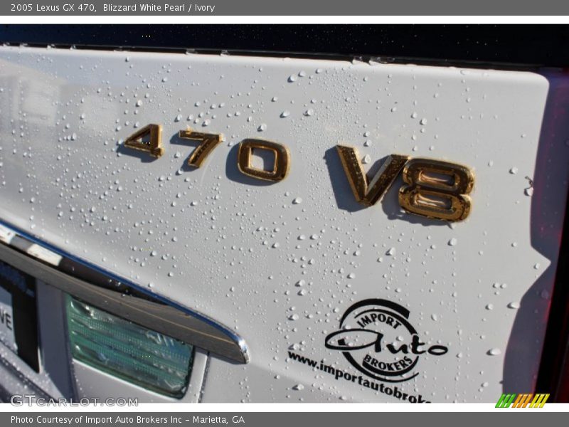 Blizzard White Pearl / Ivory 2005 Lexus GX 470