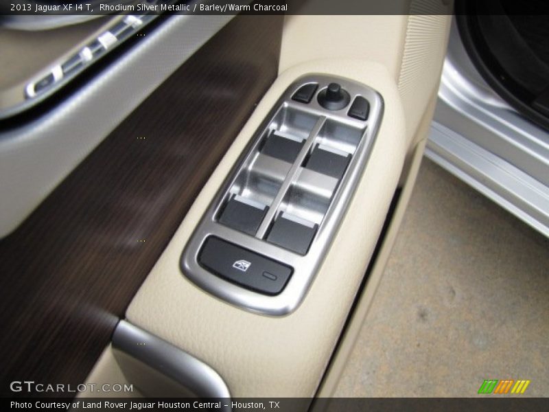 Rhodium Silver Metallic / Barley/Warm Charcoal 2013 Jaguar XF I4 T