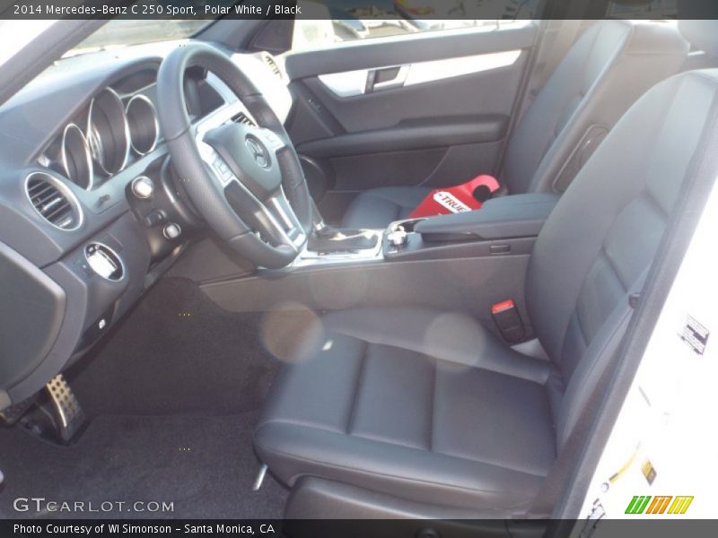 Polar White / Black 2014 Mercedes-Benz C 250 Sport