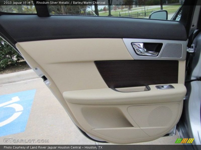 Rhodium Silver Metallic / Barley/Warm Charcoal 2013 Jaguar XF I4 T