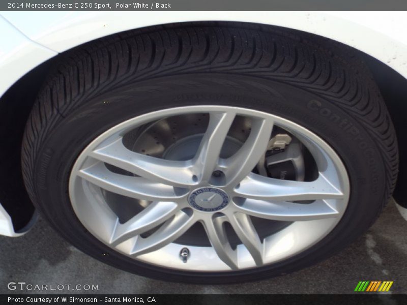 Polar White / Black 2014 Mercedes-Benz C 250 Sport