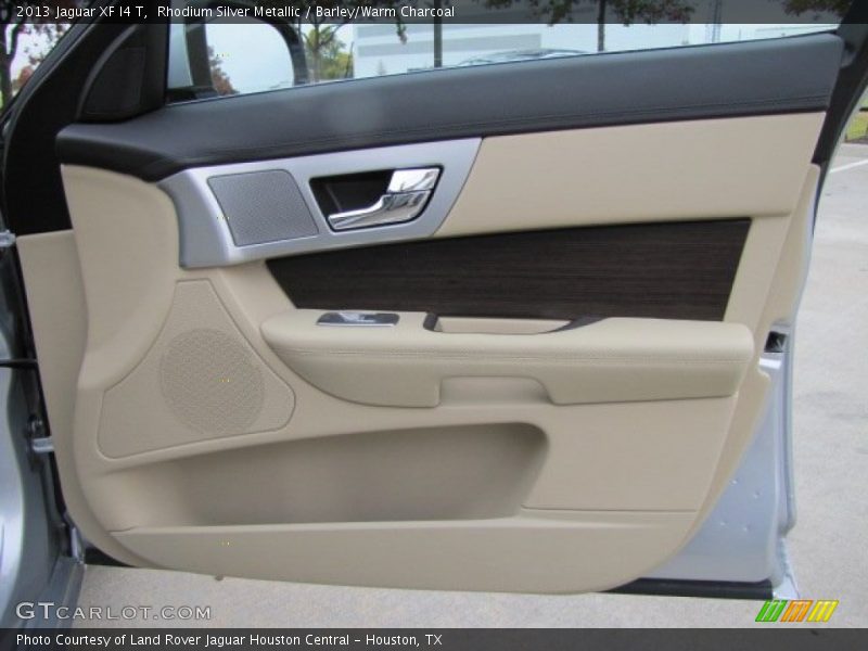 Rhodium Silver Metallic / Barley/Warm Charcoal 2013 Jaguar XF I4 T