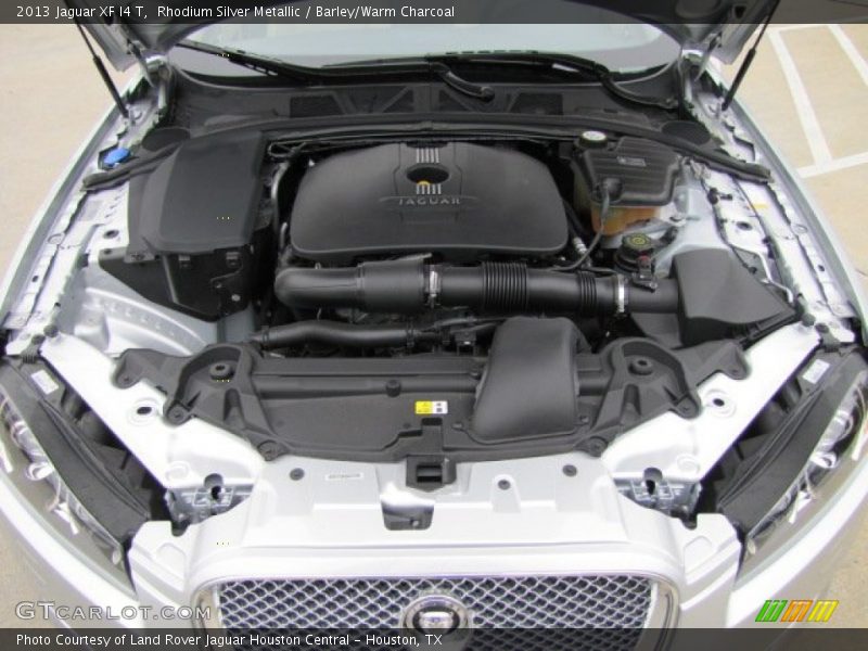 Rhodium Silver Metallic / Barley/Warm Charcoal 2013 Jaguar XF I4 T
