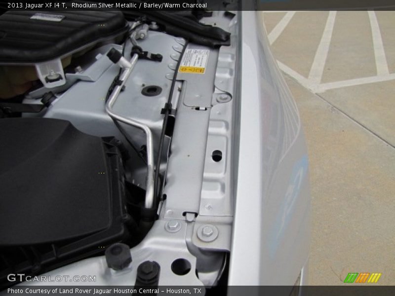 Rhodium Silver Metallic / Barley/Warm Charcoal 2013 Jaguar XF I4 T