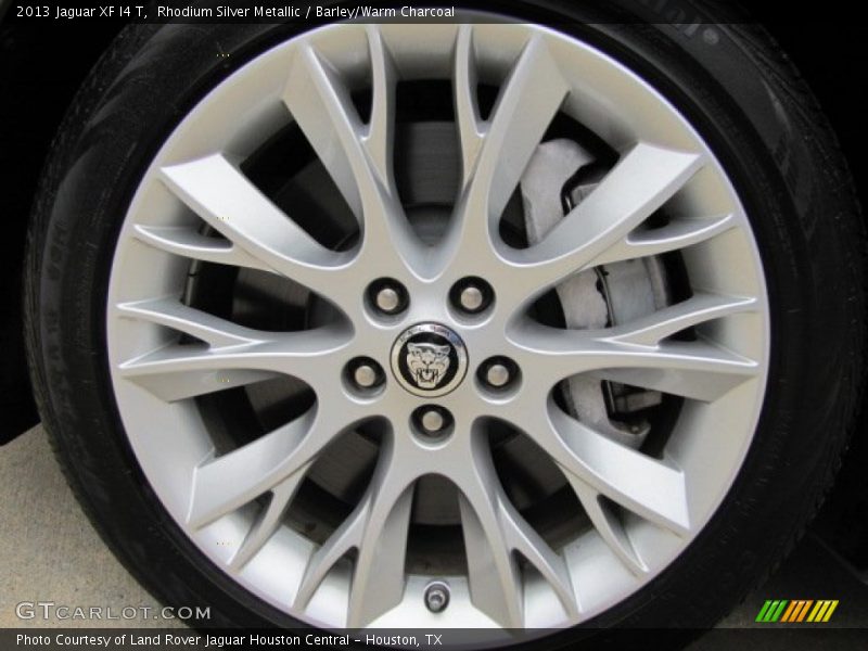 Rhodium Silver Metallic / Barley/Warm Charcoal 2013 Jaguar XF I4 T
