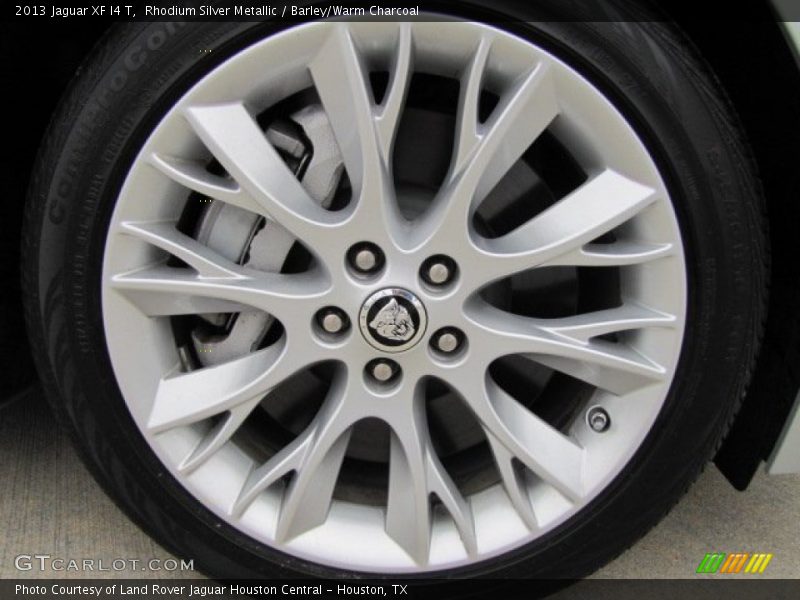 Rhodium Silver Metallic / Barley/Warm Charcoal 2013 Jaguar XF I4 T
