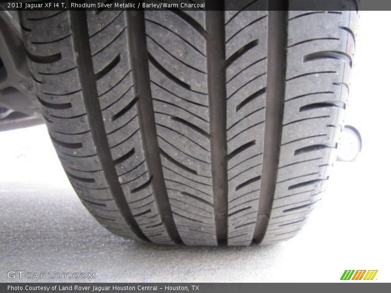 Rhodium Silver Metallic / Barley/Warm Charcoal 2013 Jaguar XF I4 T