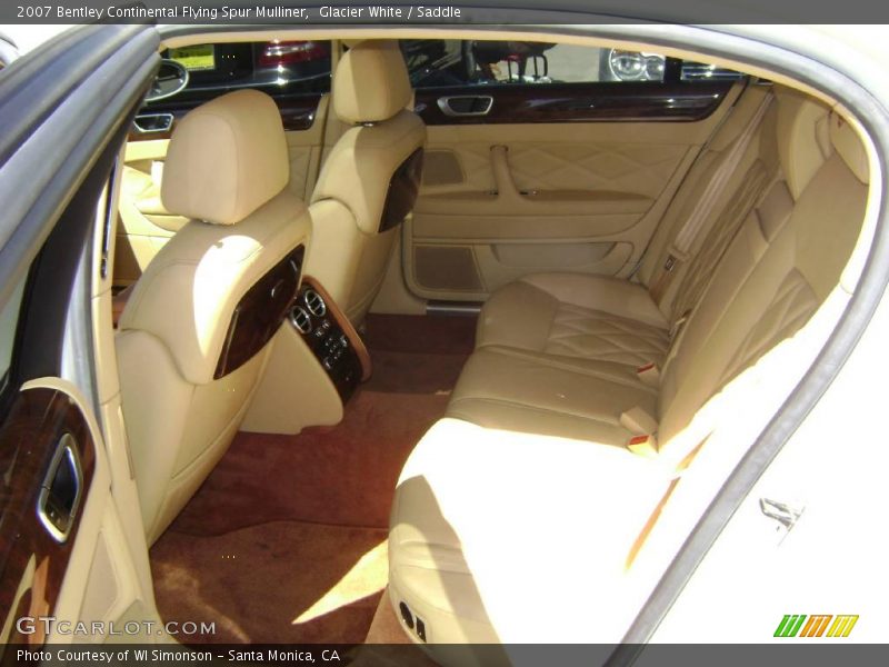Glacier White / Saddle 2007 Bentley Continental Flying Spur Mulliner