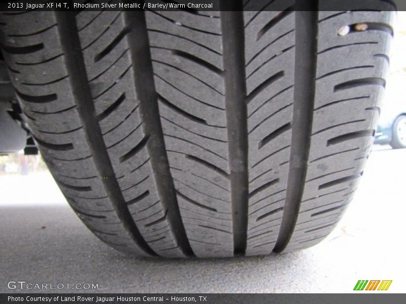 Rhodium Silver Metallic / Barley/Warm Charcoal 2013 Jaguar XF I4 T