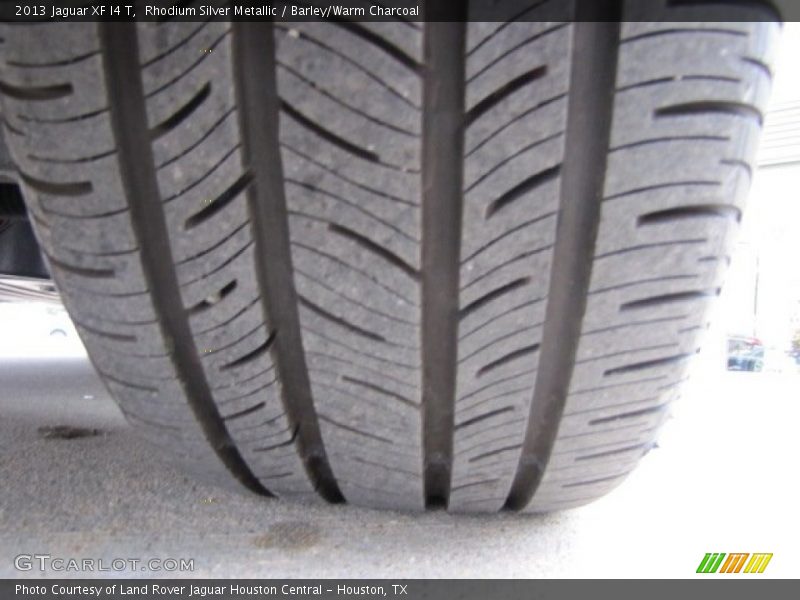 Rhodium Silver Metallic / Barley/Warm Charcoal 2013 Jaguar XF I4 T