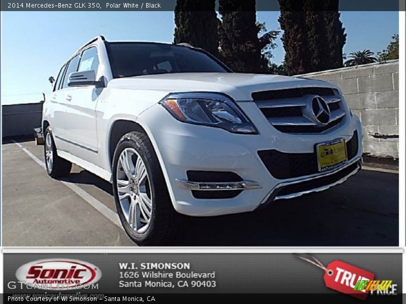 Polar White / Black 2014 Mercedes-Benz GLK 350